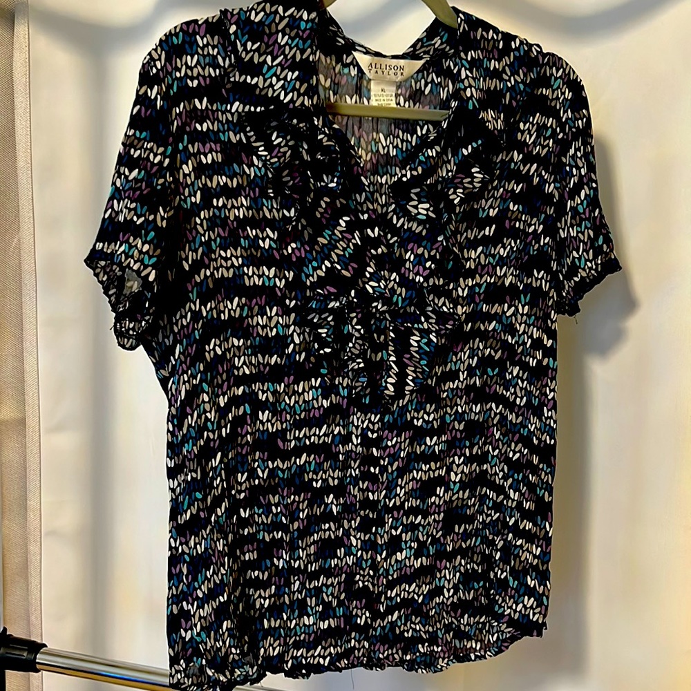 Allison Taylor polyester blouse